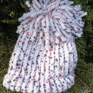 Child’s Knit Winter Hat with PomPom